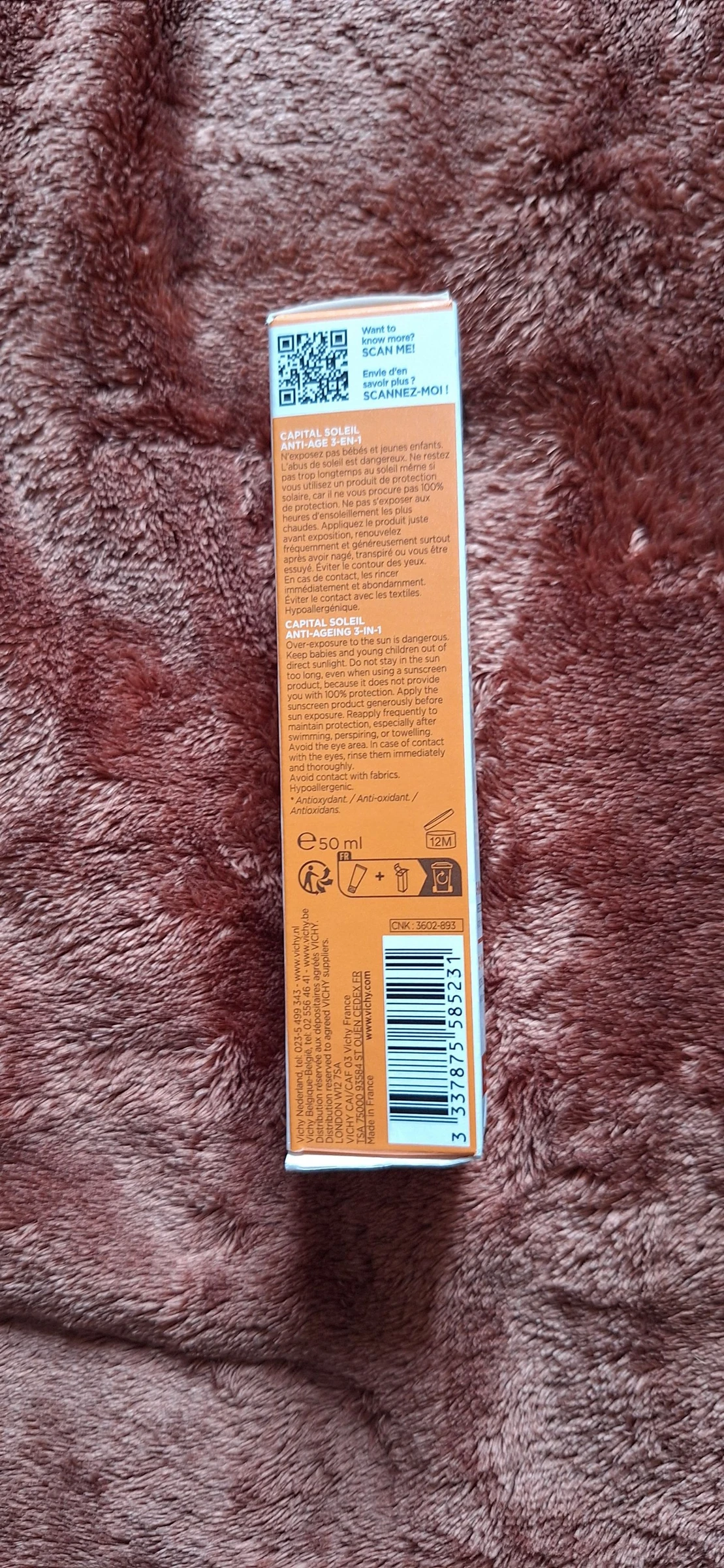 Antioxidant beschermende gezichtsverzorging SPF 50 anti-veroudering 3-in-1 Capital Soleil Vichy 🌞 – photo 3